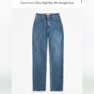 Abercrombie & Fitch Classic Blue High Rise Jeans